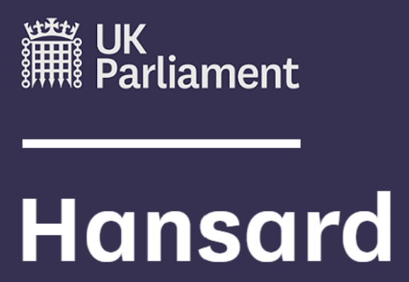 Hansard parliamentary record